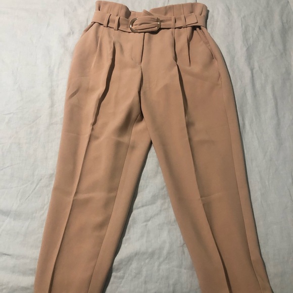 Super High Belted Waisted Ankle Pant - Picture 8 of 10